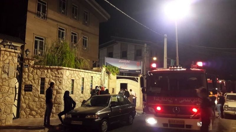 فوت یک نفر بر اثر حریق در یک مرکز توانبخشی