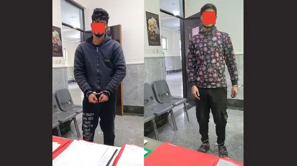این 2 جوان شیک پوش دزدان موتورسیکلت های آبادانی ها بودند / پلیس فاش کرد + عکس
