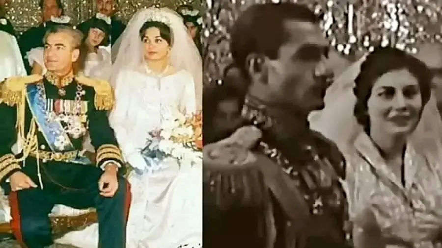 فیلم عروسی / ثریا زن دوم شاه درباره شب عروسی‌اش؛ شاه مرتب دستم را میفشرد و در گوشم حرف میزد ...خوابم می آمد اما ... / مردان سفید مو وقتی کنار شاه بودم ....