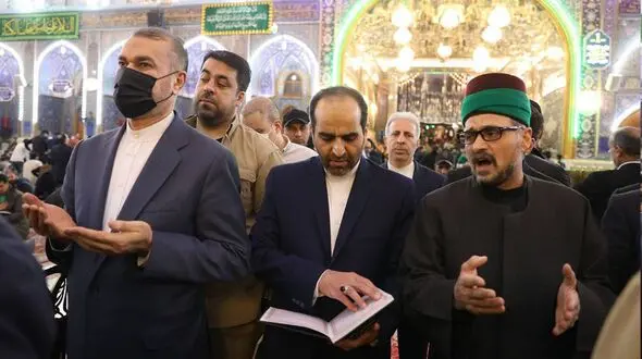 استقبال استاندار کربلا از امیرعبداللهیان