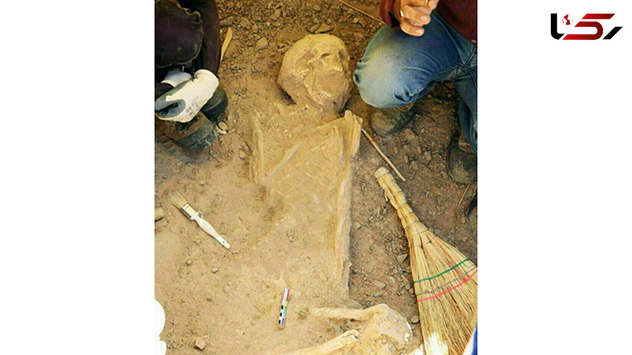 کشف اسکلت زن ۳۲۰۰ ساله در کاشان 