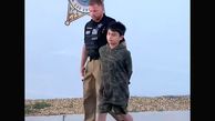 21 روز زندان برای پسر 10 ساله / او پلیس را تهدید کرده بود + عکس