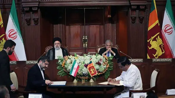  امضای 5 سند همکاری مشترک میان مقامات ایران و سریلانکا 