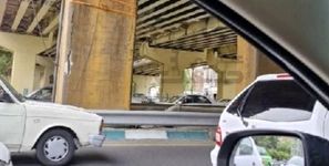 چرا بدنه پل میرداماد با تسمه بسته شده بود؟ / شهرداری تهران توضیح داد + صوت