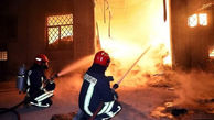 مهار آتش سوزی گسترده در خرمشهر