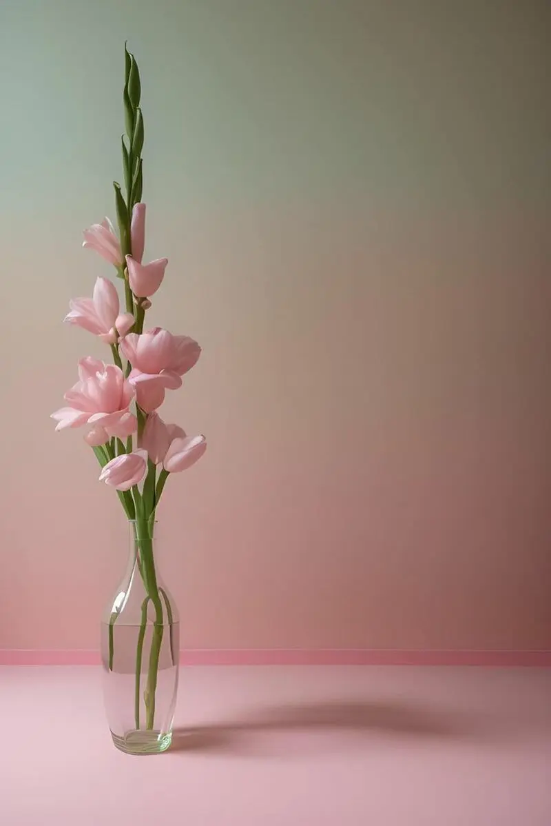 گلدان شیشه ای رومیزی جدید