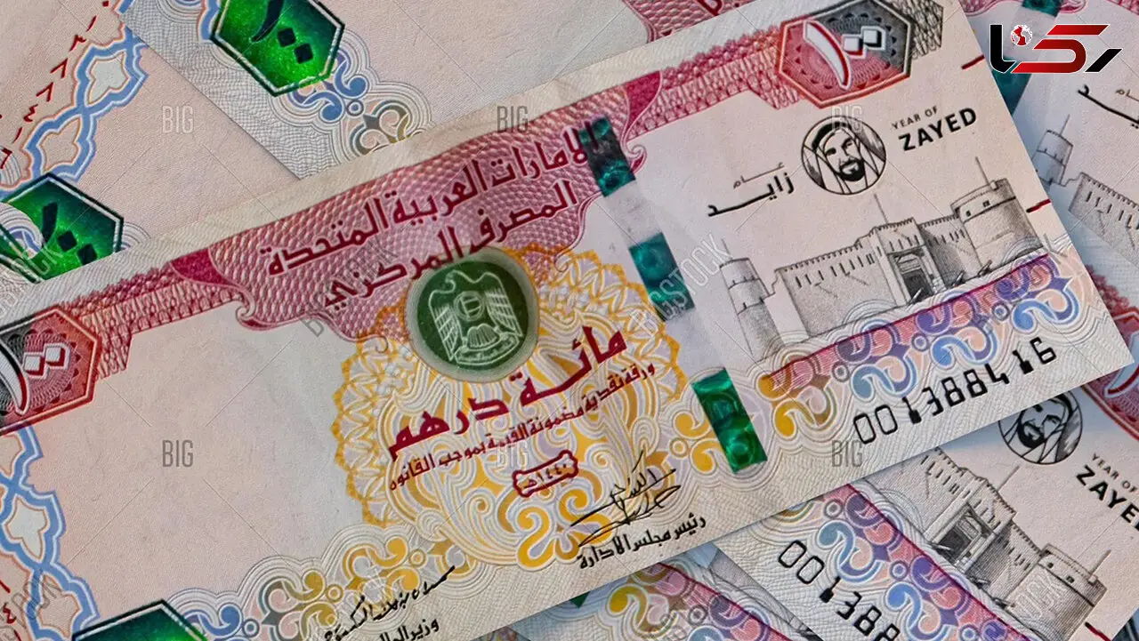 قیمت درهم امروز سه شنبه 9 تیر 1405