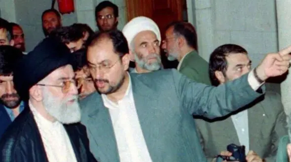عکس دیده نشده از دکتر حقانیان در کنار رهبر معظم انقلاب