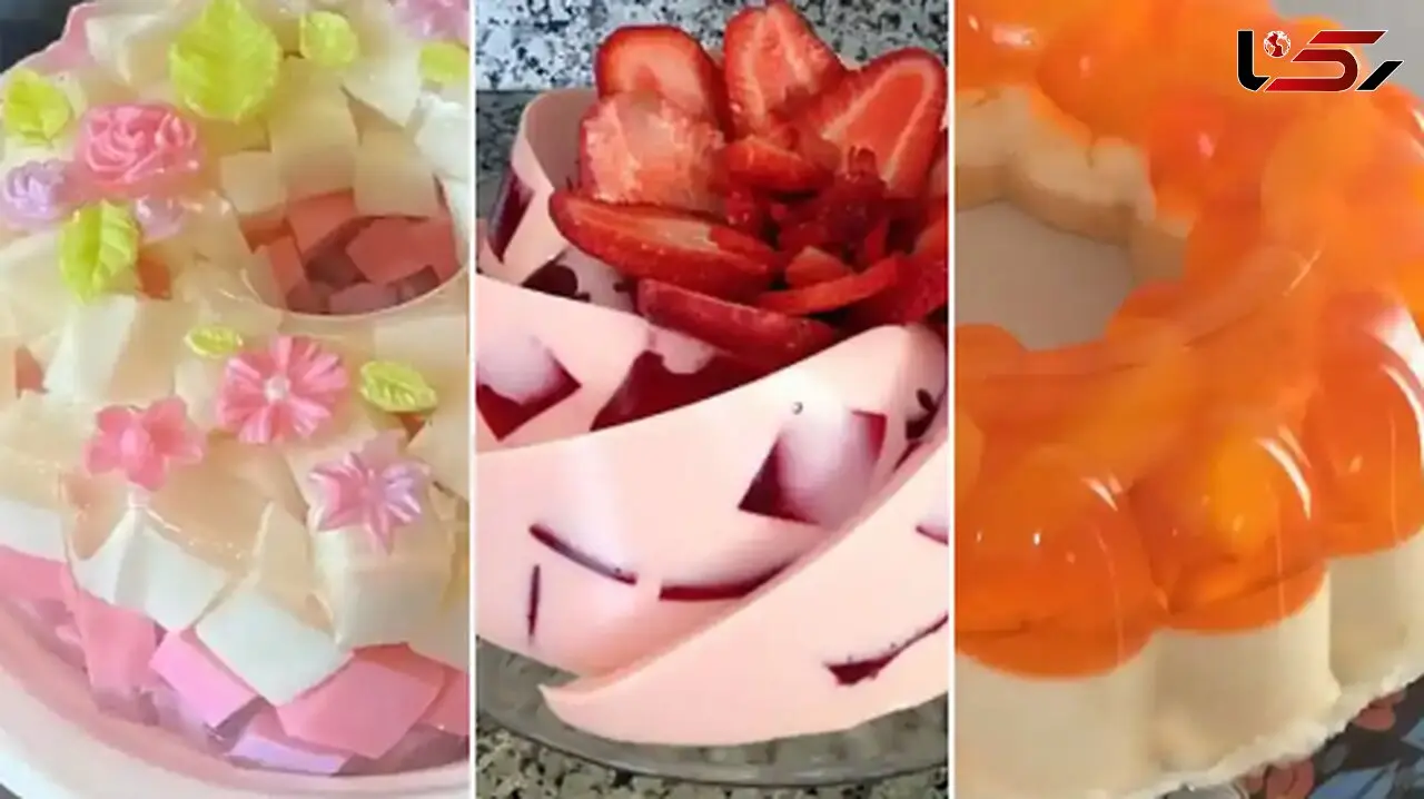 تزئین ژله به سبک حرفه‌ ای؛ 15 طرح و ایده جدید