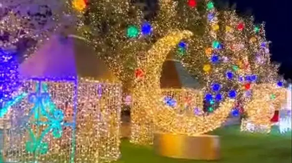 بزرگ ترین پارک نوری موضوعی کشور در اصفهان+فیلم