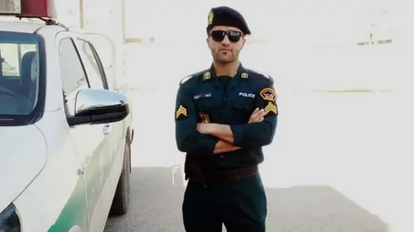  عکس مامور پلیس که در آبادان شوک آور شد