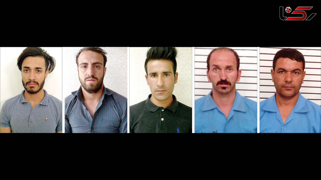 5 مرد زن جوان را به یک باغ بردند و ... / اتهام «افساد فی الارض» برای این 5 مرد +عکس چهره باز