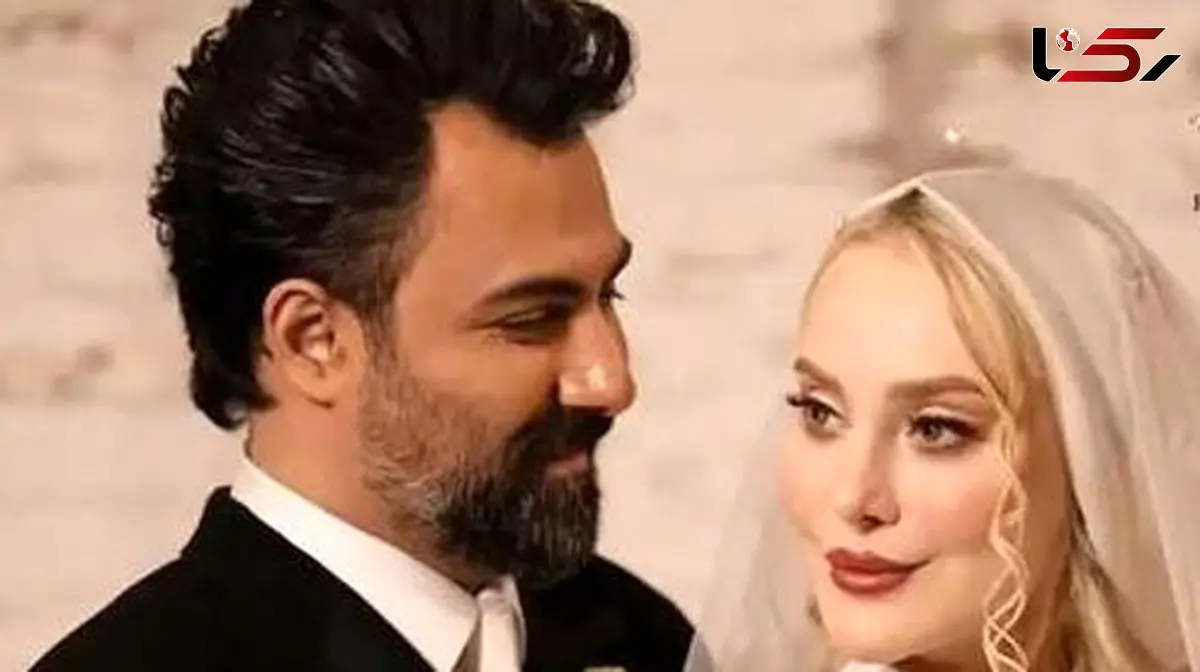 پست جنجالی و عاشقانه بابک انصاری تازه داماد سینمای ایران و همسر آرام جعفری: نیست بر لوح دلم جز الف قامت یار!