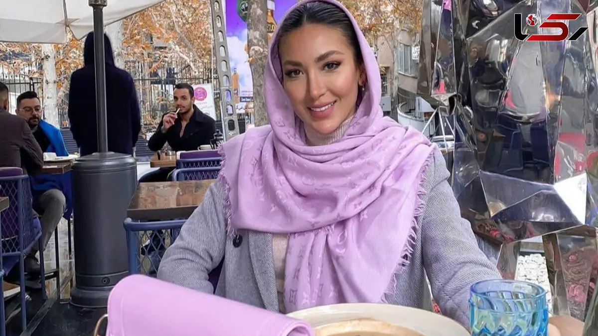 تغییر چهره اساسی مینا مختاری همسر بهرام رادان به سبک مادران ایرانی/ روسری و مانتو پلنگی یه ترکیب دهه شصتی