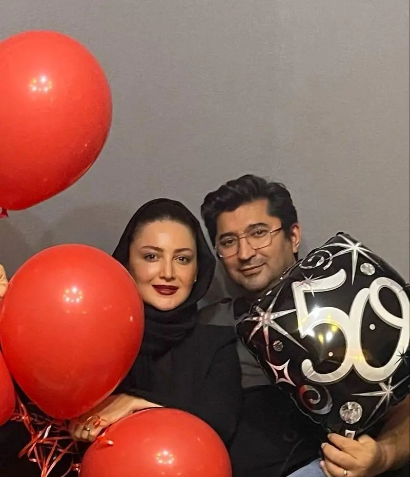 شیلا خداداد و همسرش