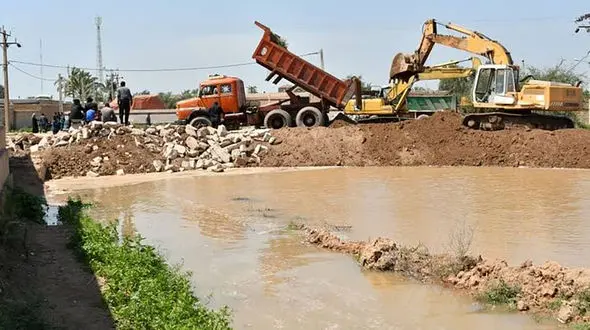 مرگ تلخ راننده فداکار جرثقیل در اهواز + عکس