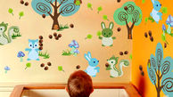 زیباترین استیکرهای دیواری برای اتاق کودک