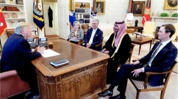 معاون وزیر دفاع عربستان پیام بن‌سلمان را به ترامپ تحویل داد