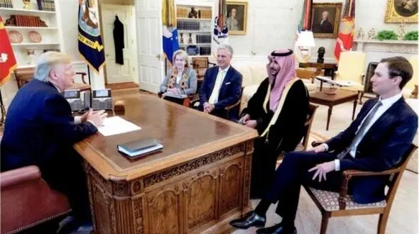 معاون وزیر دفاع عربستان پیام بن‌سلمان را به ترامپ تحویل داد