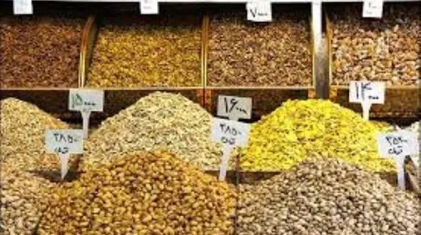 لیست قیمت روز انواع آجیل و خشکبار در تاریخ 14 اسفند