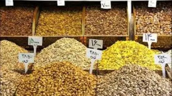 لیست قیمت روز انواع آجیل و خشکبار در تاریخ 14 اسفند