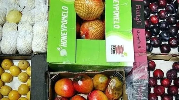 میوه های گران قیمت قاچاق با بسته بندی ایرانی