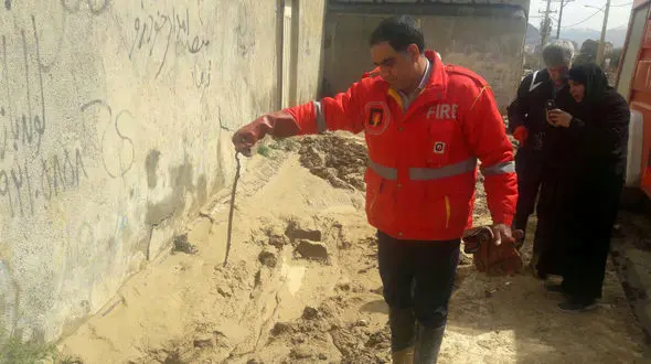 این مار وحشتناک پس از سیل لرستان پیدا شد! + عکس 