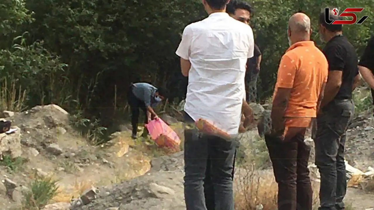 جسد یک زن داخل چمدان صورتی رنگ ! / در جاده هراز کشف شد !  + عکس صحنه
