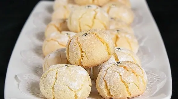 شیرینی بادامی خوشمزه ترین تنقلات نوروزی + دستور تهیه