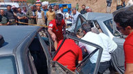 عکس تلخ از تصادف مرگبار پراید با پژو در جاده ارومیه + جزییات