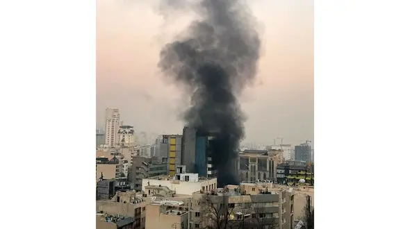 آتش سوزی مهیب در  الهیه تهران  + فیلم و جزییات