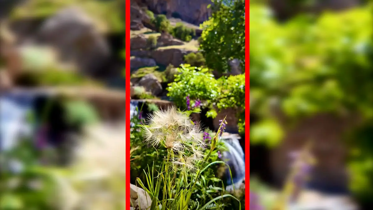 فیلم آبشارهای طبقاتی گریت در خرم آباد