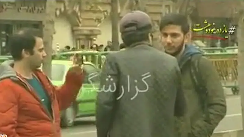 گزارش گرفتن خبرنگار من وتو در تهران! / واکنش جالب مردم ! + فیلم