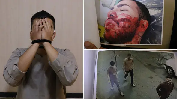  16+ / زورگیران با چاقو صورت جوان تهرانی را شکافتند +  فیلم های گفتگو با متهمان و لحظه زورگیری