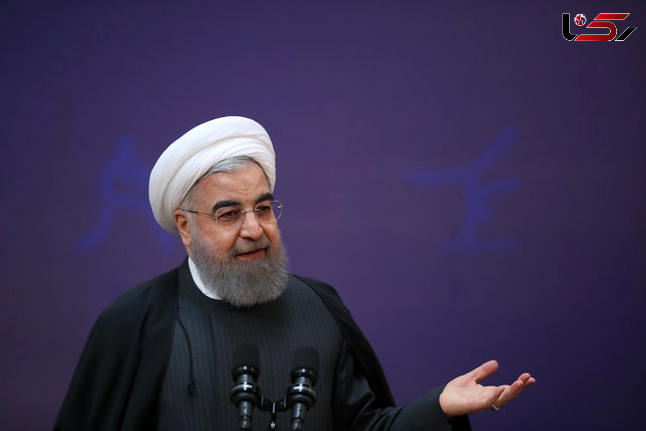 حضور حسن روحانی در دانشگاه تهران