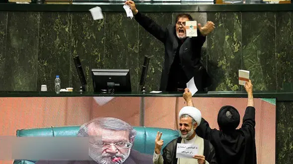 رفتار عجیب نماینده در مجلس / همه شوکه شدند + عکس