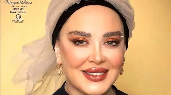 بهاره رهنما با این مدل مانتو عروسکی و آستینای پفی خیلیی کیوت شده