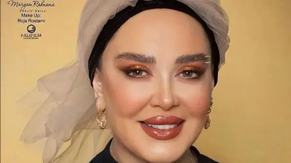 بهاره رهنما با این مدل مانتو عروسکی و آستینای پفی خیلیی کیوت شده