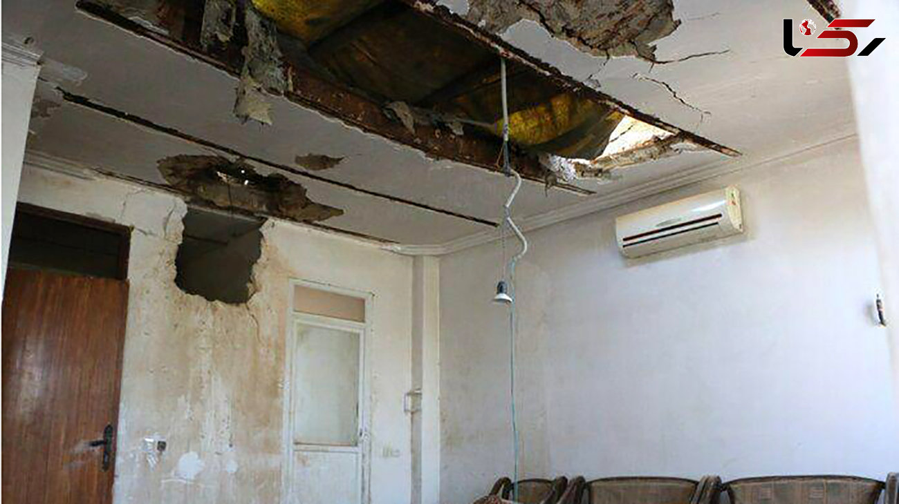 اصابت موشک به خانه ای در ایران بخاطر جنگ قره باغ + عکس