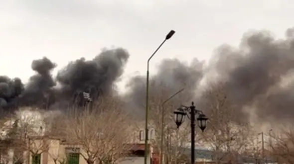 آتش سوزی در محوطه نیروگاه برق آلستوم ستارخان  + فیلم و جزئیات