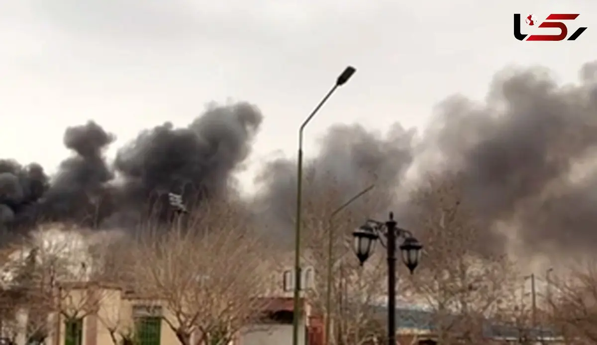 آتش سوزی در محوطه نیروگاه برق آلستوم ستارخان  + فیلم و جزئیات