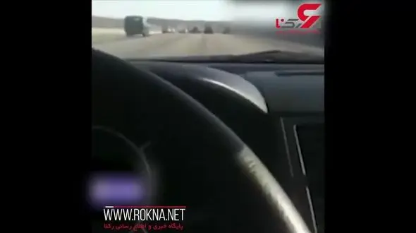 مردی که تصادفش را به صورت زنده پخش کرد! + فیلم