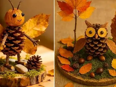 کاردستی شیک پاییزی؛ 15 ایده ساده و خاص برای دکوراسیون پاییزی