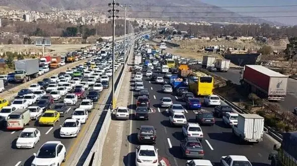 آزادراه تهران -شمال به سمت مازندران یک طرفه شد + جزییات