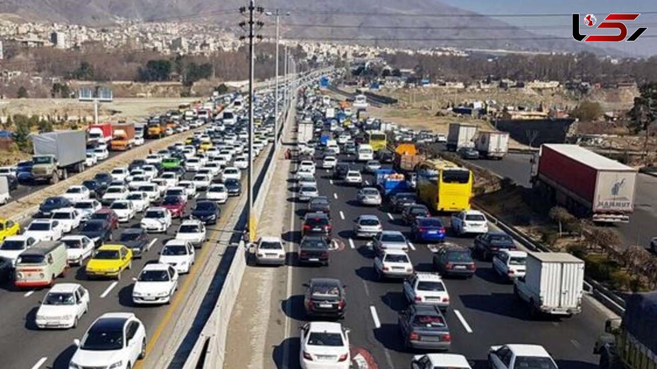 تردد از کرج و آزادراه تهران-شمال به سمت مازندران ممنوع شد