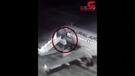 لحظه سقوط خونین مسافران از پلکان هواپیما در فرودگاه + فیلم