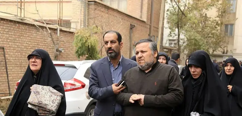 تشیع جنازه خواهر احمدی نژاد 