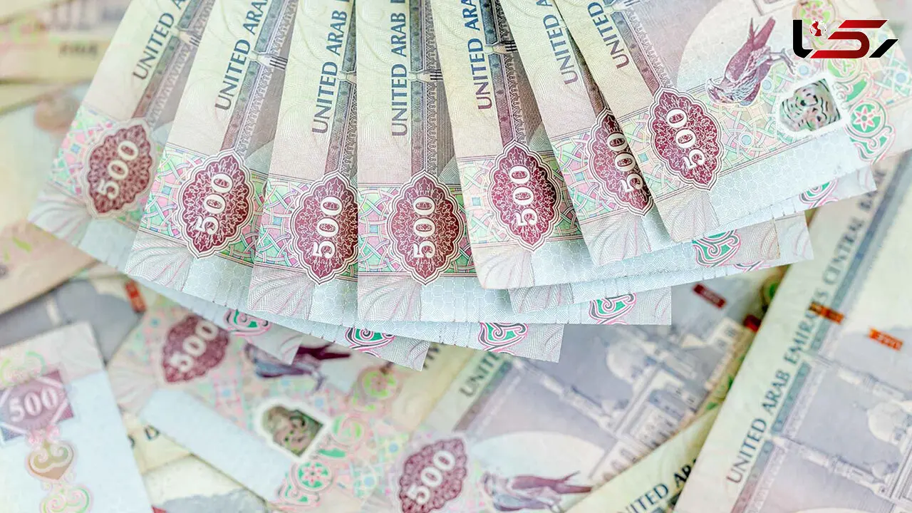 قیمت درهم امروز یکشنبه 25 مرداد 1405