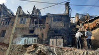 عکس های هولناک از آتش سوزی شب گذشته 20 خانه در مشهد 