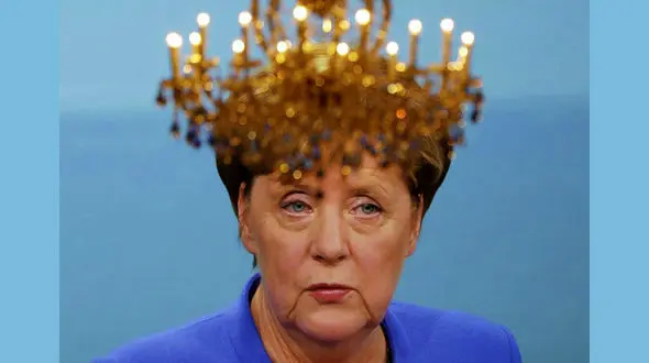 شکار یک عکاس از آنگلا مرکل+ عکس